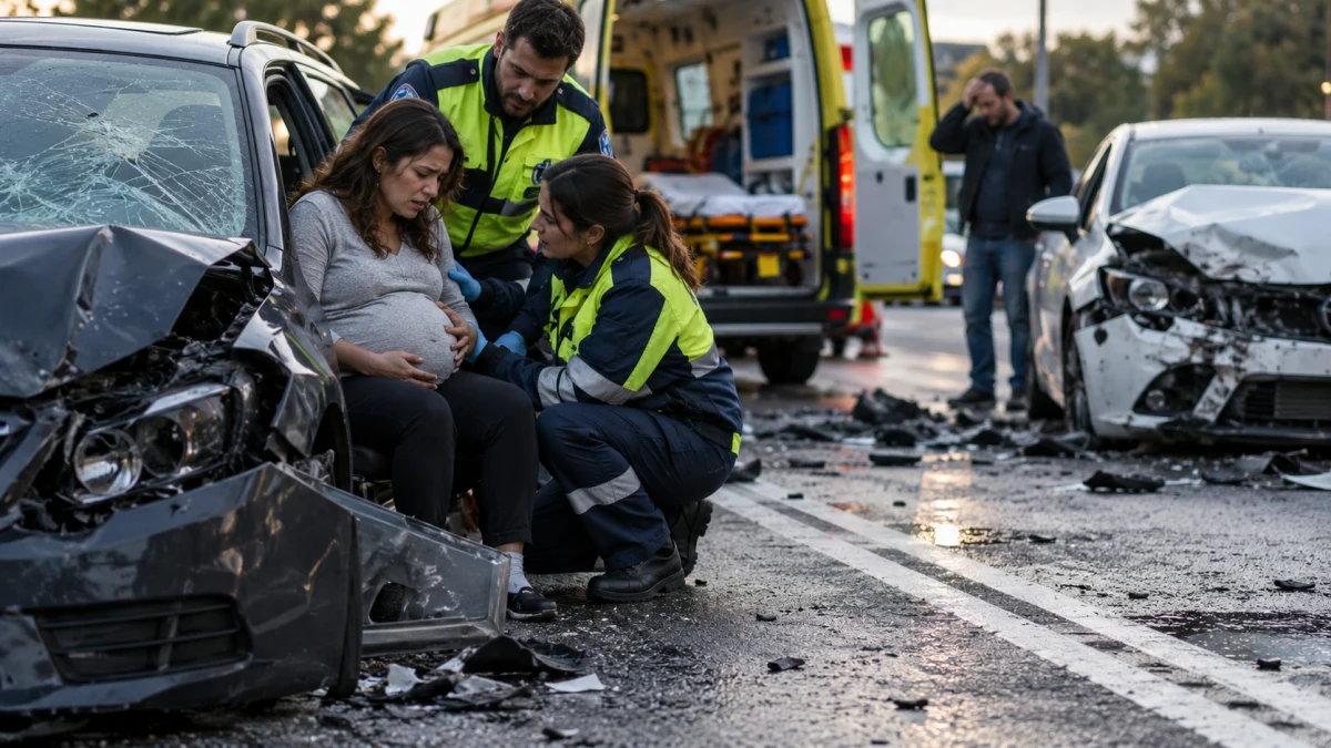 גזר דין בעקבות תאונת דרכים שבה נפגעה אישה בהיריון ועוברה מת