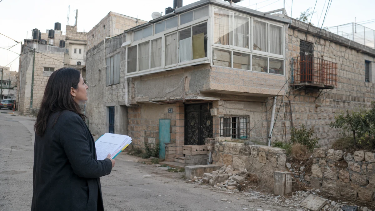 מבנה בשכונת בית חנינה בירושלים ומסמכי צו הריסה, בהקשר למחלוקת על הארכת מועד ביצוע הצו
