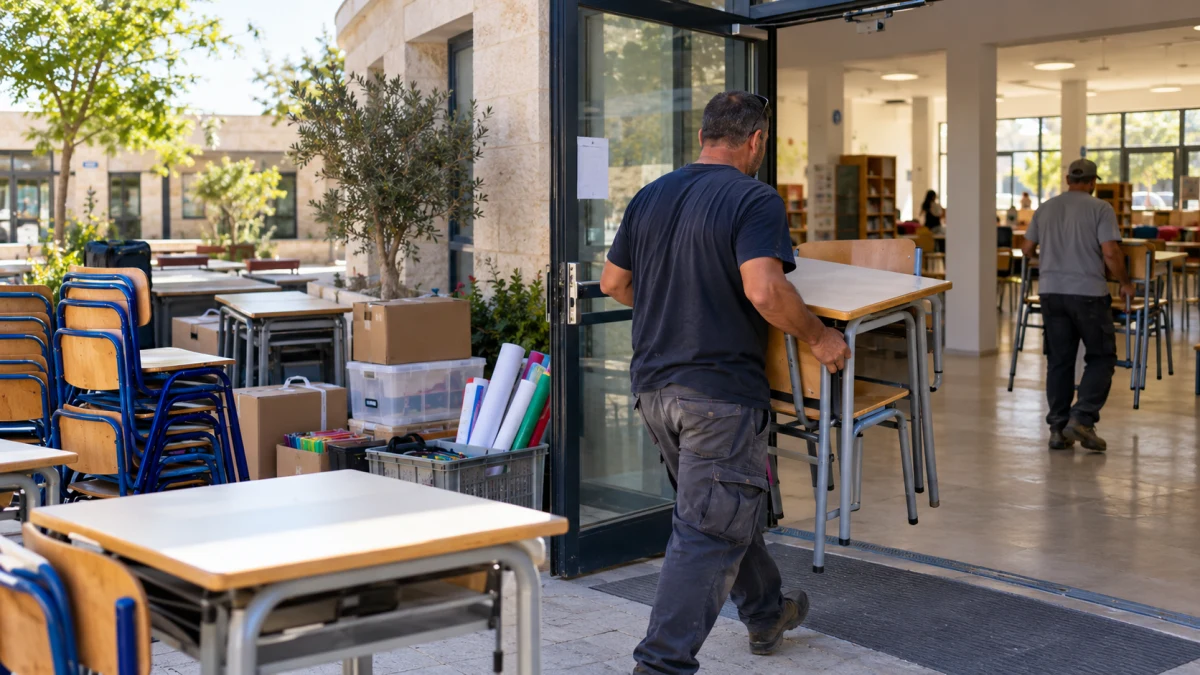 מבנה בית ספר במתחם בית יוסף בעתלית, שאליו הוחלט להעביר שני מוסדות חינוך ממלכתיים-חרדיים