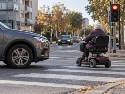 תמונה עבור עבר באדום ופגע באישה על קלנועית: הורשע, אך נקבע שאינו אחראי לחבלות שאובחנו מאוחר יותר