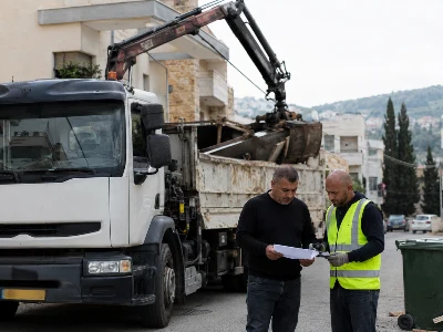 תמונה עבור חברת פינוי האשפה דרשה תשלום נוסף, מועצת אבו סנאן תשלם רק 44 אלף שקל