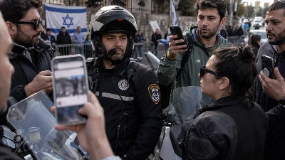 אירוע מחאה שבו נכחו שוטרים ומפגינים, שביחס אליו פורסמו בפייסבוק הפרסומים שנדונו בתביעת לשון הרע