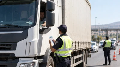משאית במחסום דרך, בזיקה למקרה של נהיגה בזמן פסילה