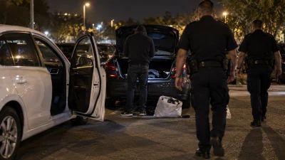 רכב פרוץ בחניון ציבורי בבית שאן, אחד מחמשת תיקי הרכוש שבהם הורשע הנאשם