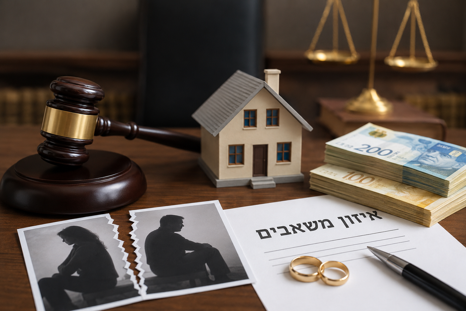 תמונה עבור דירת המתנה נשארה אצל האישה, אבל חלק מהחובות הוכרו כמשותפים